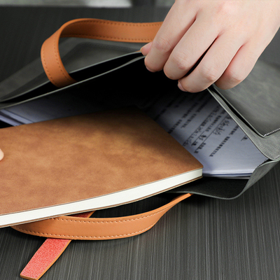 Yeni PU deri büyük kapasiteli BREEFCASE LEATHER BUCKLE BUSINESS DOCUMENT PORTABLE WATERPROOF