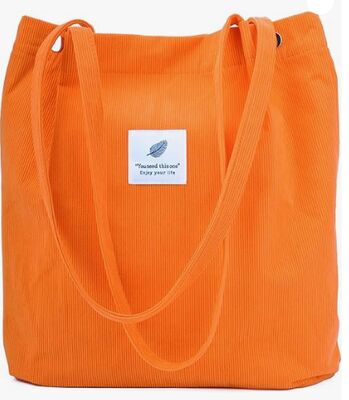 Kadife Tote Çanta Kadınlar için Sevimli Bez Çantalar Çalışma Plaj Seyahat ve Alışveriş Bakkal için İç Cepli Omuz Çantası