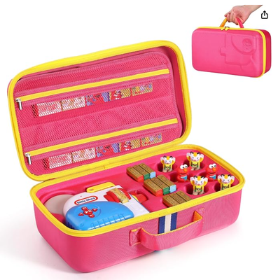 Little Tikes Story Dream Machine Kitapları Başlangıç Seti İçin Uygun Sert Taşıma Çantası, Hikaye Zamanı Sesli Oyun Gerçek Küçükler Karakter Koleksiyonu İçin Büyük Koruyucu Seyahat Saklama Kutusu, (Sadece Kutu)