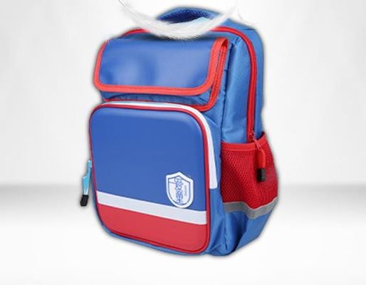 Şok geçirmez Okul Su geçirmez Sırt çantası 600D Polyester Nylon PU Deri Okul sırt çantası Su geçirmez Stres azaltmak Yansıtıcı koruma yan su bardağı çantası var