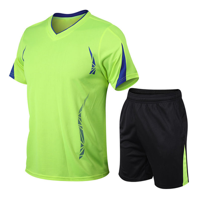 Erkek Yaz Koşu Spor Giyim Giysiler Kısa Kollu T Shirt 5 Dakikada Hızlı Kuruma