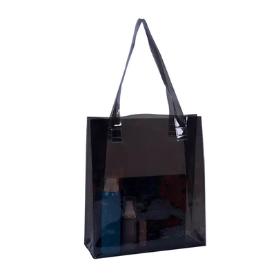 Seyahat Makyajı için Şeffaf Tote PVC Kozmetik Saklama Çantası Yıkama Çantası