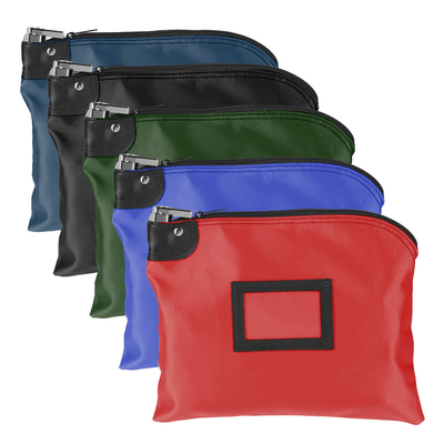 Laminasyonlu nilon kilitleme depo çantaları - 12W X 9H - Gemiye hazır