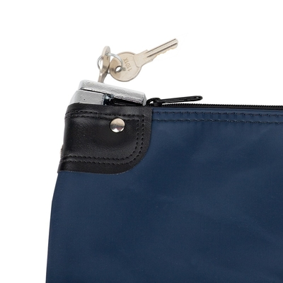 Laminasyonlu nilon HIPAA kilitli posta çantaları kart sahibiyle - 19W X 15H - Gemiye hazır
