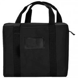Stokta el çantası kurye çantası W/ Çerçeveli kart sahibi - 18W X 14H X 4D