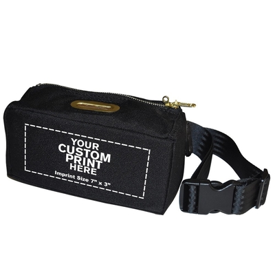 METAL ZIPPER NYLON BÜYÜK Kapasite FANNY PACK TIP BAG Güvenlik TIP BAG - 8W X 4H X 3D - Özel yapılmış