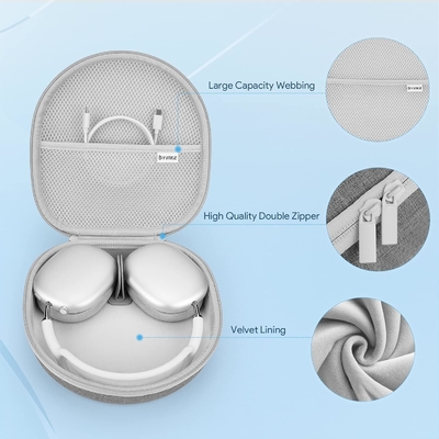 Apple AirPods Max için akıllı kılıf Uyku Modunu Destekler, Sert Düzenleyici Taşınabilir Taşınabilir Seyahat Kapağı Depolama Çantası