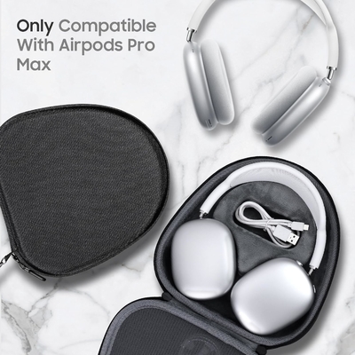 Airpods Max Kasa, Hard Kulaklık Kasa Saklama Çantası, Airpod için Çizik ve Tozla Mücadele Edilebilir Seyahat Çantası Çanta