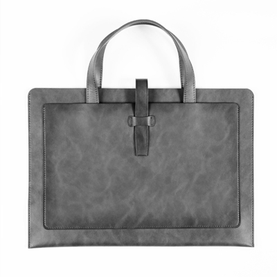 Yeni PU deri büyük kapasiteli BREEFCASE LEATHER BUCKLE BUSINESS DOCUMENT PORTABLE WATERPROOF
