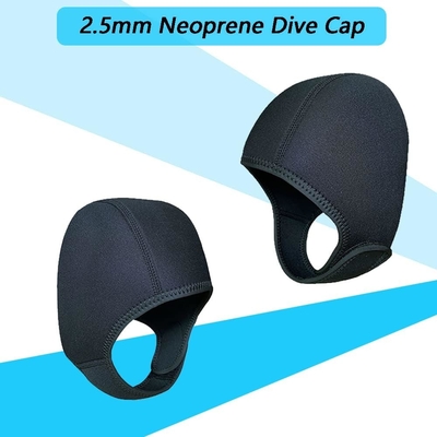 2.5mm Neopren Dalış Kapak Sörf Kapak, Dalış Şapkası, Çene Kemeri ile Termal Nemli Giysi Kapak, Sörf için Rüzgar geçirmez Kapak Kayak Raf