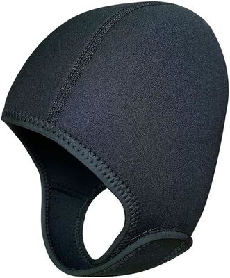 2.5mm Neopren Dalış Kapak Sörf Kapak, Dalış Şapkası, Çene Kemeri ile Termal Nemli Giysi Kapak, Sörf için Rüzgar geçirmez Kapak Kayak Raf