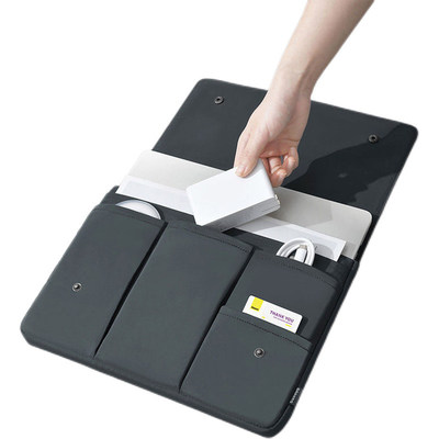 Laptop iç çanta çok katmanlı el iPad depolama çantası su geçirmez Clamshell bilgisayar çantası 13 &quot;a 16&quot;