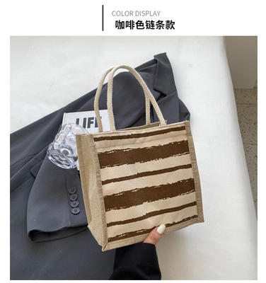 TOTE BAG CANVAS BAG CANVAS GIRL Yeni basılı TOTE INS PORTABLE BENTO LUNCH BOX
