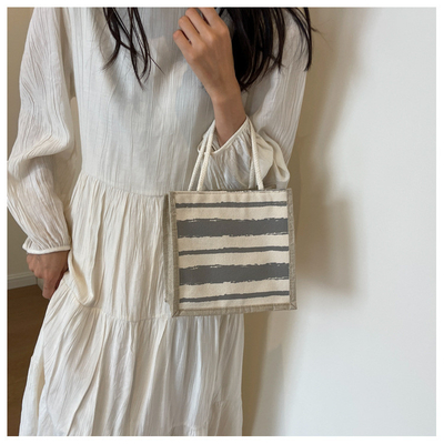 TOTE BAG CANVAS BAG CANVAS GIRL Yeni basılı TOTE INS PORTABLE BENTO LUNCH BOX