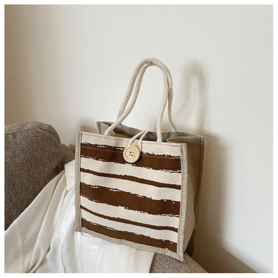TOTE BAG CANVAS BAG CANVAS GIRL Yeni basılı TOTE INS PORTABLE BENTO LUNCH BOX