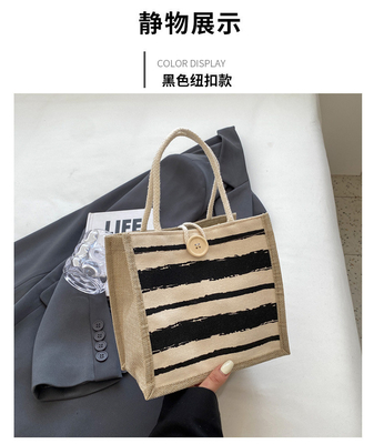TOTE BAG CANVAS BAG CANVAS GIRL Yeni basılı TOTE INS PORTABLE BENTO LUNCH BOX