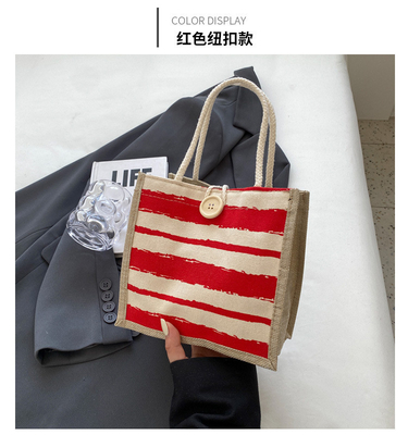 TOTE BAG CANVAS BAG CANVAS GIRL Yeni basılı TOTE INS PORTABLE BENTO LUNCH BOX