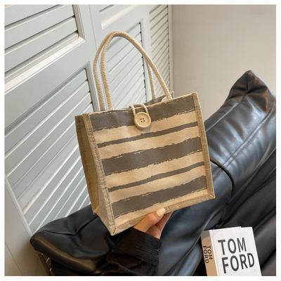 TOTE BAG CANVAS BAG CANVAS GIRL Yeni basılı TOTE INS PORTABLE BENTO LUNCH BOX