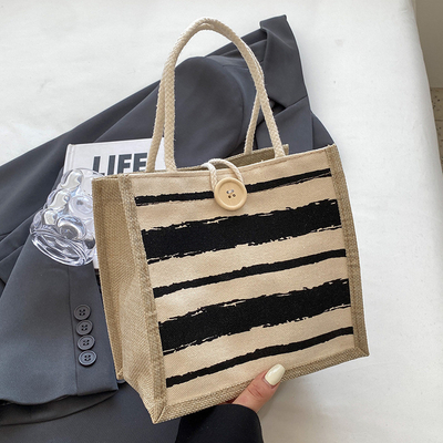 TOTE BAG CANVAS BAG CANVAS GIRL Yeni basılı TOTE INS PORTABLE BENTO LUNCH BOX