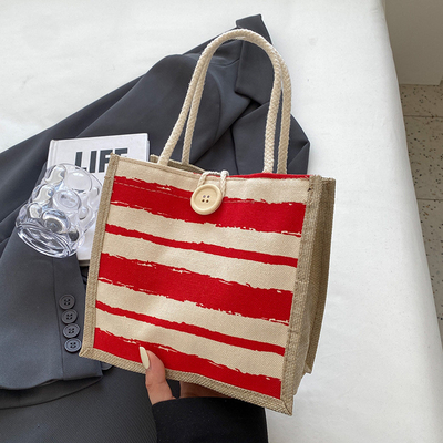 TOTE BAG CANVAS BAG CANVAS GIRL Yeni basılı TOTE INS PORTABLE BENTO LUNCH BOX
