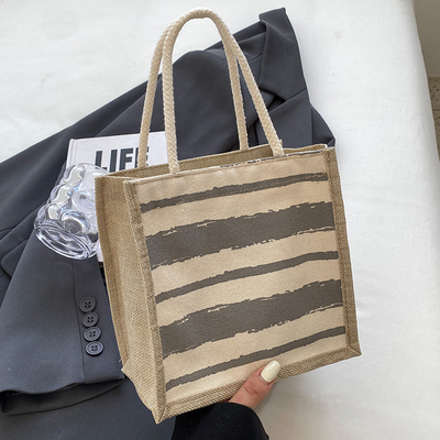 TOTE BAG CANVAS BAG CANVAS GIRL Yeni basılı TOTE INS PORTABLE BENTO LUNCH BOX
