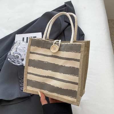 TOTE BAG CANVAS BAG CANVAS GIRL Yeni basılı TOTE INS PORTABLE BENTO LUNCH BOX