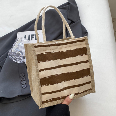 TOTE BAG CANVAS BAG CANVAS GIRL Yeni basılı TOTE INS PORTABLE BENTO LUNCH BOX