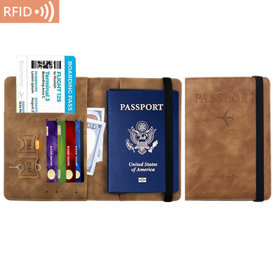 AMAZON PU deri pasaport çantası RFID çok fonksiyonel pasaport sahibi pasaport kapağı pasaport kapağı
