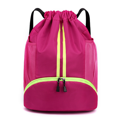 BUNDLE CÜCE DRAWSTRING Çanta taşınabilir basketbol çantası kuru ıslak ayrım yüzme çantası açık hava sporları çok fonksiyonel