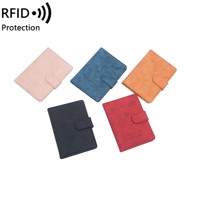 Hırsızlık karşıtı yeni seyahat çok fonksiyonel pasaport bilet belge koruma kılıfı RFID kart çantası