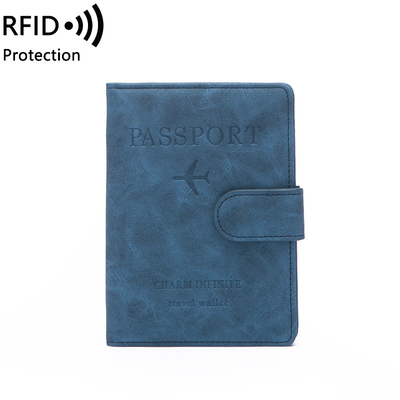 Hırsızlık karşıtı yeni seyahat çok fonksiyonel pasaport bilet belge koruma kılıfı RFID kart çantası