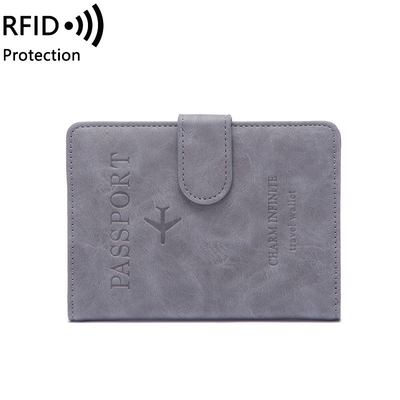 Hırsızlık karşıtı yeni seyahat çok fonksiyonel pasaport bilet belge koruma kılıfı RFID kart çantası