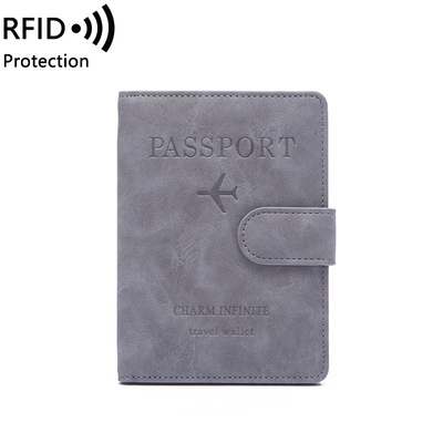 Hırsızlık karşıtı yeni seyahat çok fonksiyonel pasaport bilet belge koruma kılıfı RFID kart çantası