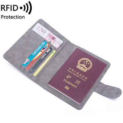 Hırsızlık karşıtı yeni seyahat çok fonksiyonel pasaport bilet belge koruma kılıfı RFID kart çantası