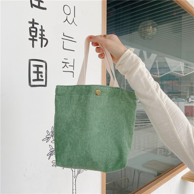 Artsy Corduroy BAG Casual Portatif MINI LADYES Clutch BAG VINTAGE KALÇA BENTO BAG