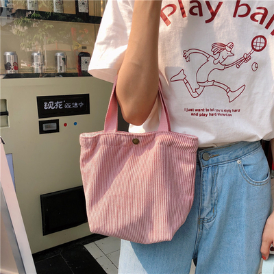 Artsy Corduroy BAG Casual Portatif MINI LADYES Clutch BAG VINTAGE KALÇA BENTO BAG