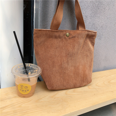 Artsy Corduroy BAG Casual Portatif MINI LADYES Clutch BAG VINTAGE KALÇA BENTO BAG