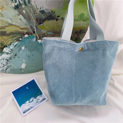 Artsy Corduroy BAG Casual Portatif MINI LADYES Clutch BAG VINTAGE KALÇA BENTO BAG