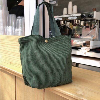 Artsy Corduroy BAG Casual Portatif MINI LADYES Clutch BAG VINTAGE KALÇA BENTO BAG