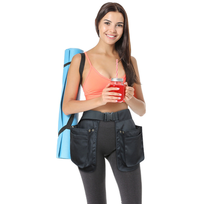Dışarısı çok fonksiyonel çok ceplik fermuar FANNY PACK SPORTS Moda kemeri önlük bel mühürü sarkık bel depolama çantası