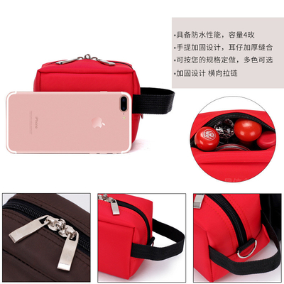 DEĞİŞKENLENEN KANVAS SEAL BAG Çok fonksiyonel finans BANK SEAL BAG BILL PORTABLE ZIPPER BAG