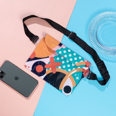 3 katmanlı mühürlü büyük cep telefonu su geçirmez çanta kaskatı şerit yüzme su geçirmez fanny paket PVC rafting açık deniz
