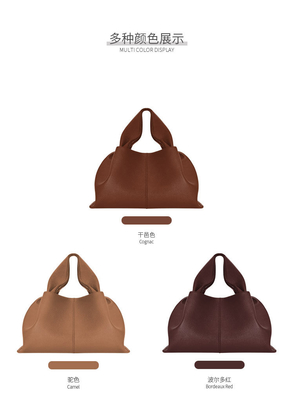 2024 YENİ ALL-IN-ONE SOLID COLOR LUNCH BOX BAG Avrupa ve ABD moda el çantası tek omuzlu çapraz vücut çantası