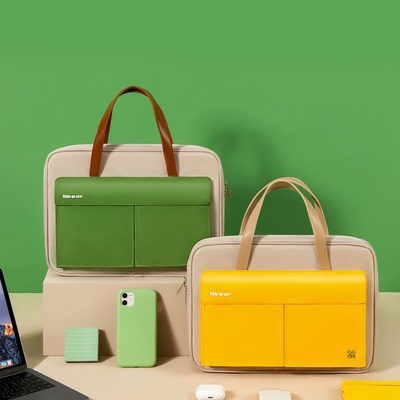 TREND UNIVERSAL Erkek ve Kadın SENSHI Küçük ve Taze Laptop Çantası Işıklı, Şık ve Su geçirmez