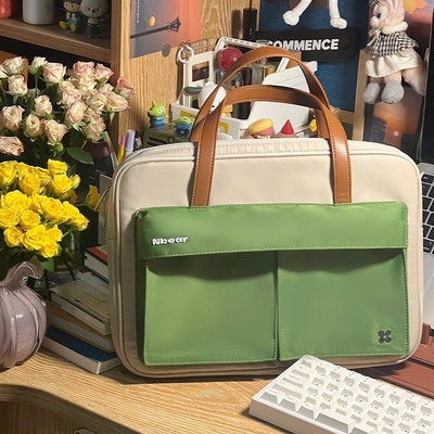 TREND UNIVERSAL Erkek ve Kadın SENSHI Küçük ve Taze Laptop Çantası Işıklı, Şık ve Su geçirmez