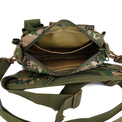 CAMO Dışarıdaki küçük bel çantası koparılabilir üç kullanım kombinasyonu bel çantası sporlar taktik bel kapağı tek gösterim