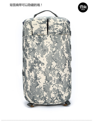 CAMO Çift Omuz Kova Büyük Kapasiteli Çanta Dışarıda CAMO Sırt Çanta Tek Omuz Beden Çaprazı Seyahat Sırt Çanta El Çantası