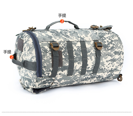 CAMO Çift Omuz Kova Büyük Kapasiteli Çanta Dışarıda CAMO Sırt Çanta Tek Omuz Beden Çaprazı Seyahat Sırt Çanta El Çantası