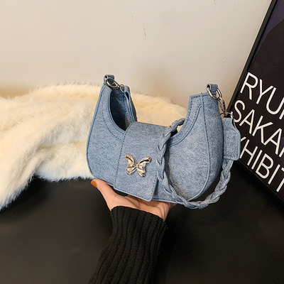 Popüler Yeni Niche Tasarım Çantası Kadın Trend Yabancı Tarzı Kelebek Çantası Gelişmiş Tüm Omuzlar Alt Çantası