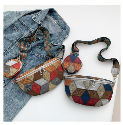 Sonbahar ve Kış RETRO KOSMETİK ÇANTASI KADIN ÇANTASI Moda Göğüs KOSMETİK ÇANTASI Yeni Niche Tasarımı Cep telefonu RETRO FAN